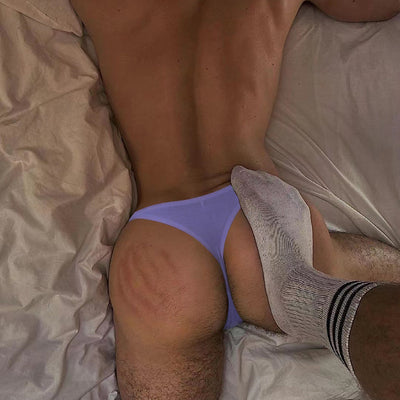 Men's Breathable Solid Low Waist G-string Pants
