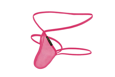 BRAVE PERSON Transparent Men's Briefs Thongs Jockstrap Penis Pouch Mesh Breathable Underwear Men Low-waist Gay G-string