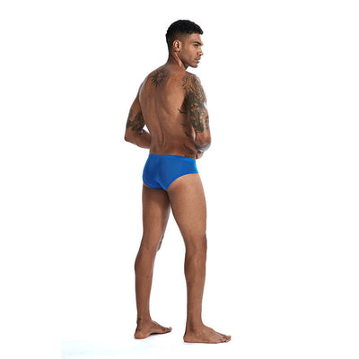 Nylon Ice Silk Breathable And Comfortable Low-Waist U-Convex Big Pouch Men'S Briefs