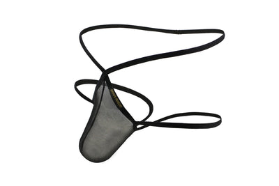 BRAVE PERSON Transparent Men's Briefs Thongs Jockstrap Penis Pouch Mesh Breathable Underwear Men Low-waist Gay G-string