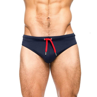 Man's Swimming Push-up Pad Swim Trunks Low Waist Swimming Gay Briefs Swimwear Boxers