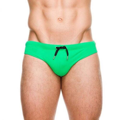Man's Swimming Push-up Pad Swim Trunks Low Waist Swimming Gay Briefs Swimwear Boxers