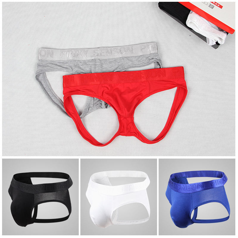 Men's Double G-string Modal Low Waisted Shorts