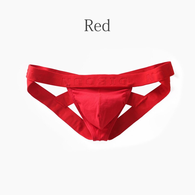Men's backspace sexy thong low-waist butt-lifting cotton tight-fitting double thong trendy gay underwear by