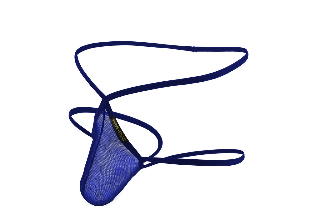 BRAVE PERSON Transparent Men's Briefs Thongs Jockstrap Penis Pouch Mesh Breathable Underwear Men Low-waist Gay G-string