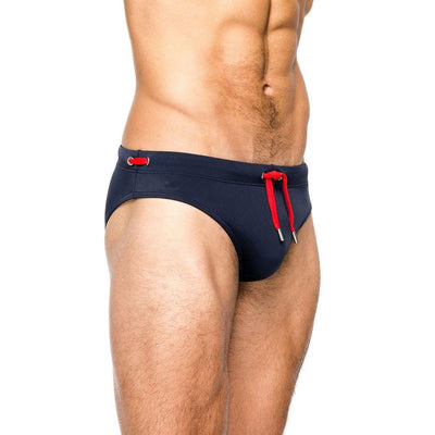 Man's Swimming Push-up Pad Swim Trunks Low Waist Swimming Gay Briefs Swimwear Boxers