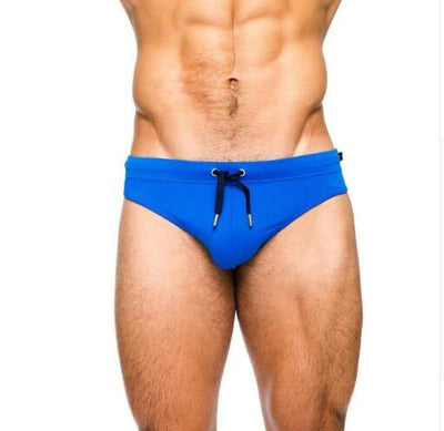 Man's Swimming Push-up Pad Swim Trunks Low Waist Swimming Gay Briefs Swimwear Boxers
