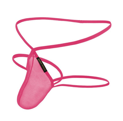 BRAVE PERSON Transparent Men's Briefs Thongs Jockstrap Penis Pouch Mesh Breathable Underwear Men Low-waist Gay G-string