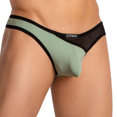 Edipous Men's Thong with Asymmetrical Cut EDK025