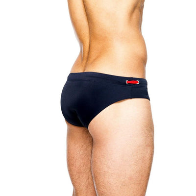 Man's Swimming Push-up Pad Swim Trunks Low Waist Swimming Gay Briefs Swimwear Boxers