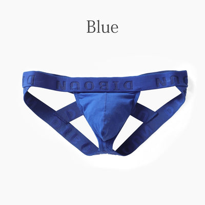 Men's backspace sexy thong low-waist butt-lifting cotton tight-fitting double thong trendy gay underwear by