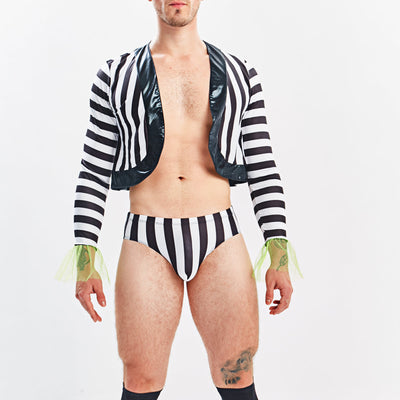 Miami Jock Beetlejuice Men's Sexy Halloween Costume and Suite MJT009