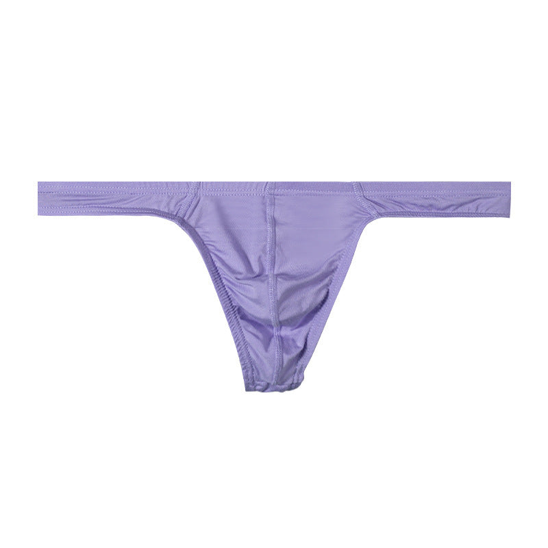 Men's Breathable Solid Low Waist G-string Pants